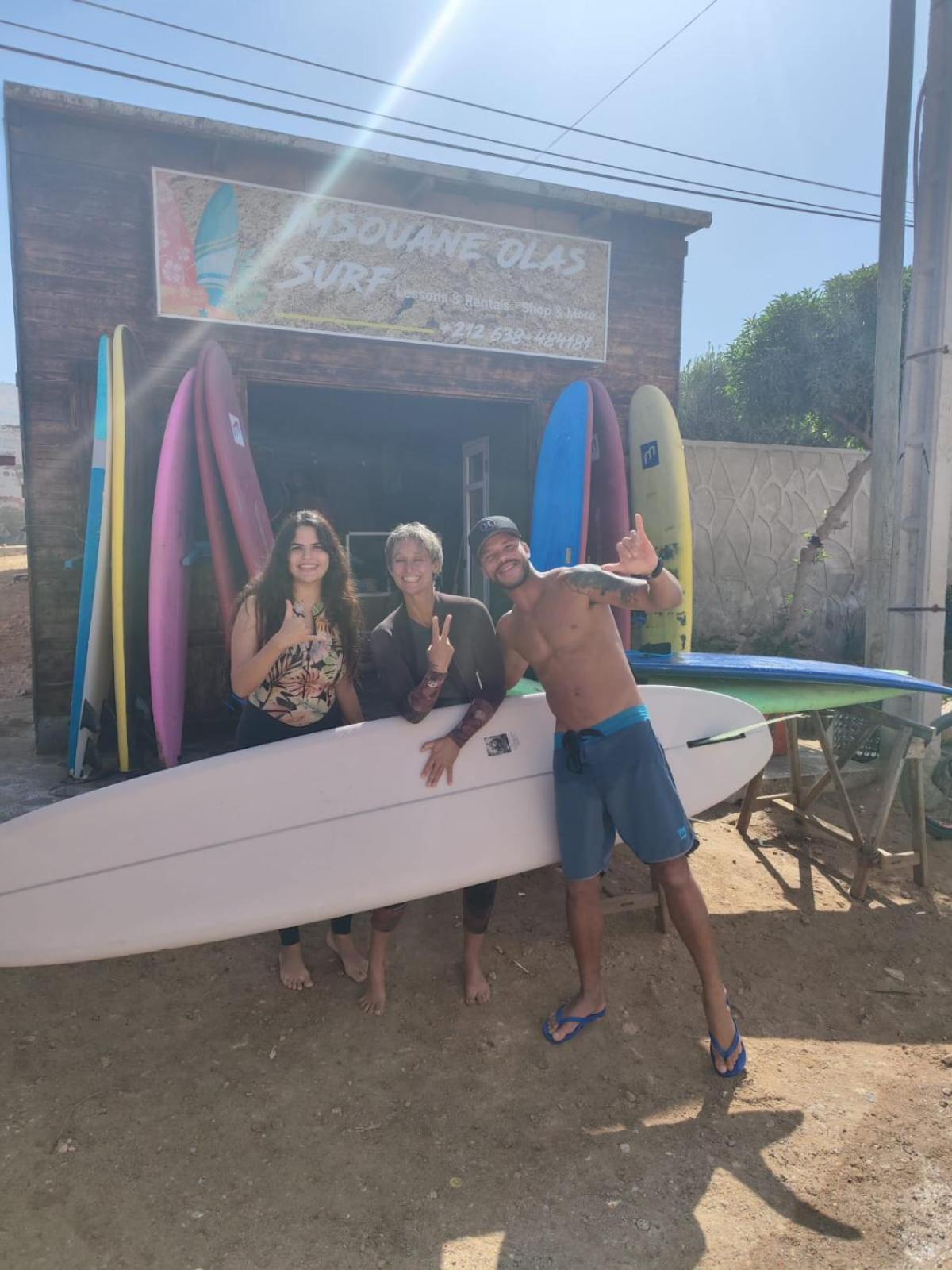 Olas Surf Camp Imsouane Exteriör bild